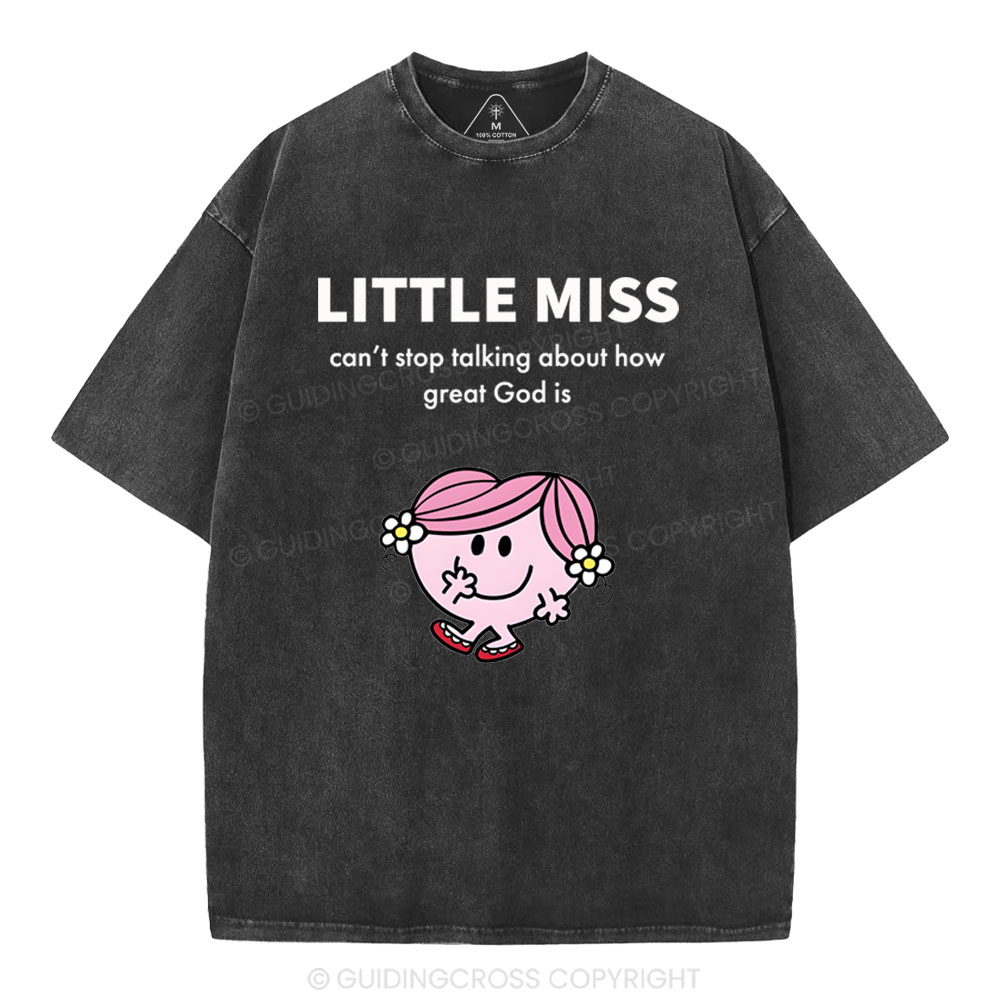 Little Miss Christian Washed T-Shirt