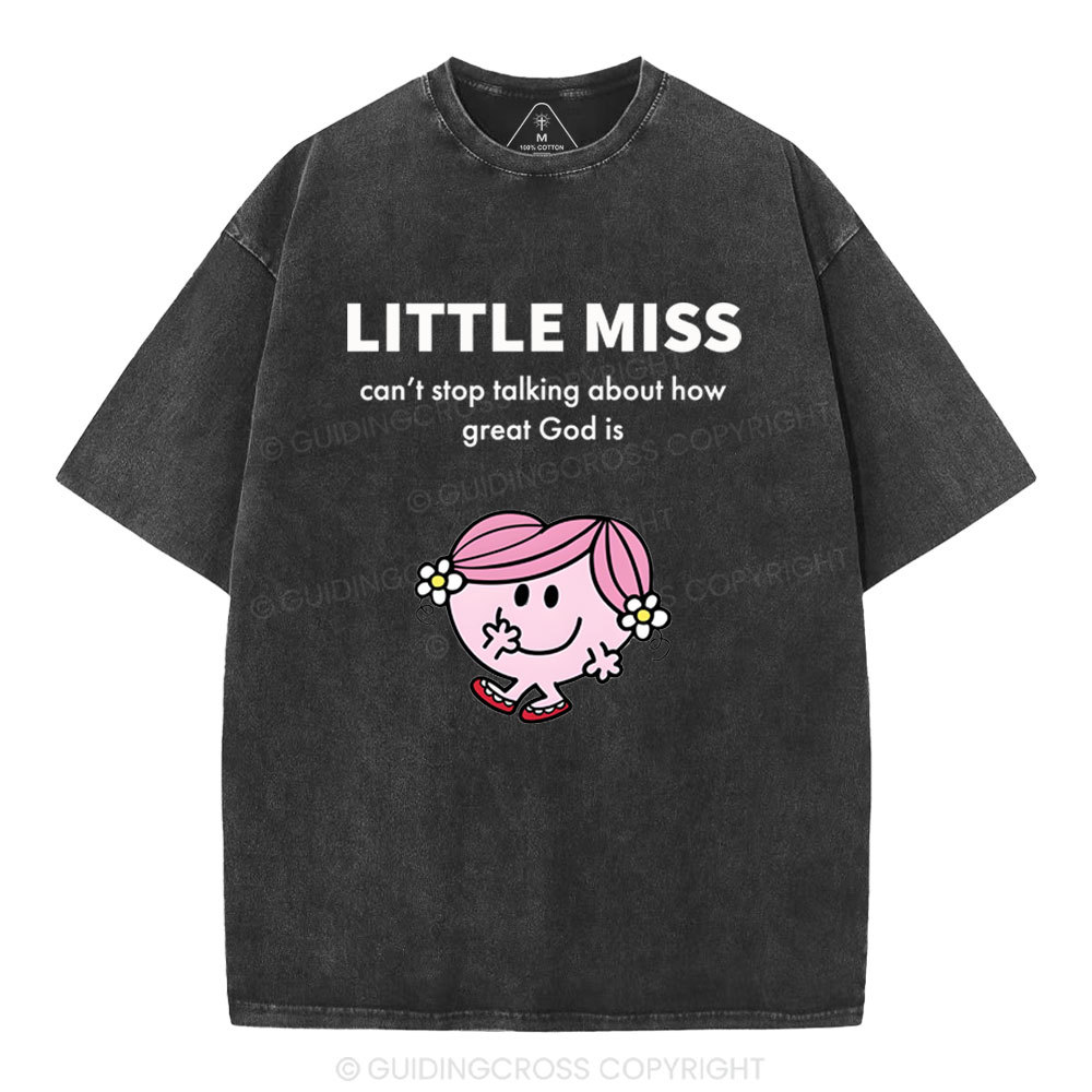 Little Miss Christian Washed T-Shirt