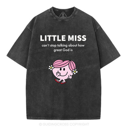 Little Miss Christian Washed T-Shirt