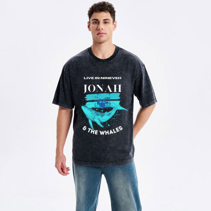 Live In Nineveh Christian Washed T-Shirt