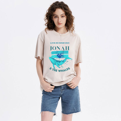 Live In Nineveh Christian Washed T-Shirt
