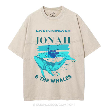 Live In Nineveh Christian Washed T-Shirt