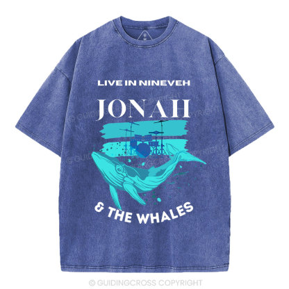 Live In Nineveh Christian Washed T-Shirt