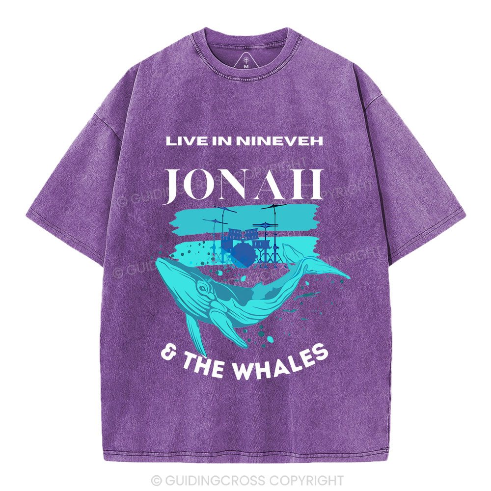 Live In Nineveh Christian Washed T-Shirt