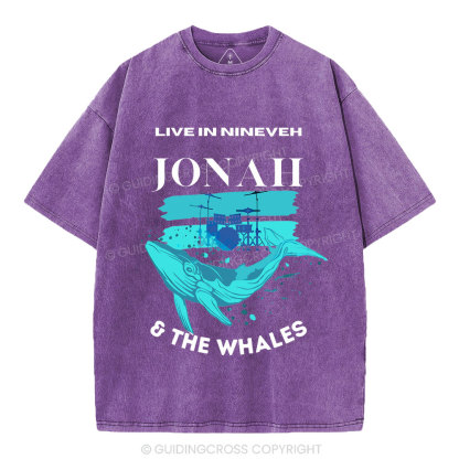 Live In Nineveh Christian Washed T-Shirt