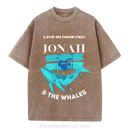 Live In Nineveh Christian Washed T-Shirt