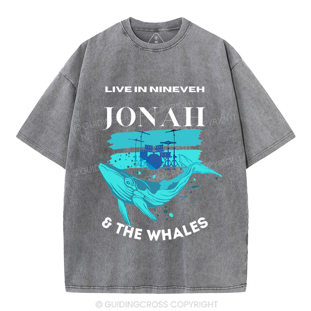 Live In Nineveh Christian Washed T-Shirt