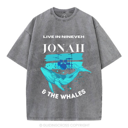Live In Nineveh Christian Washed T-Shirt