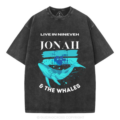 Live In Nineveh Christian Washed T-Shirt