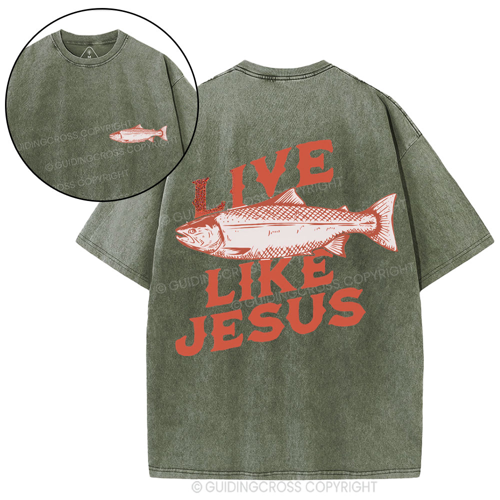 New-Sample Christian Washed T-Shirt Sale - GuidingCross