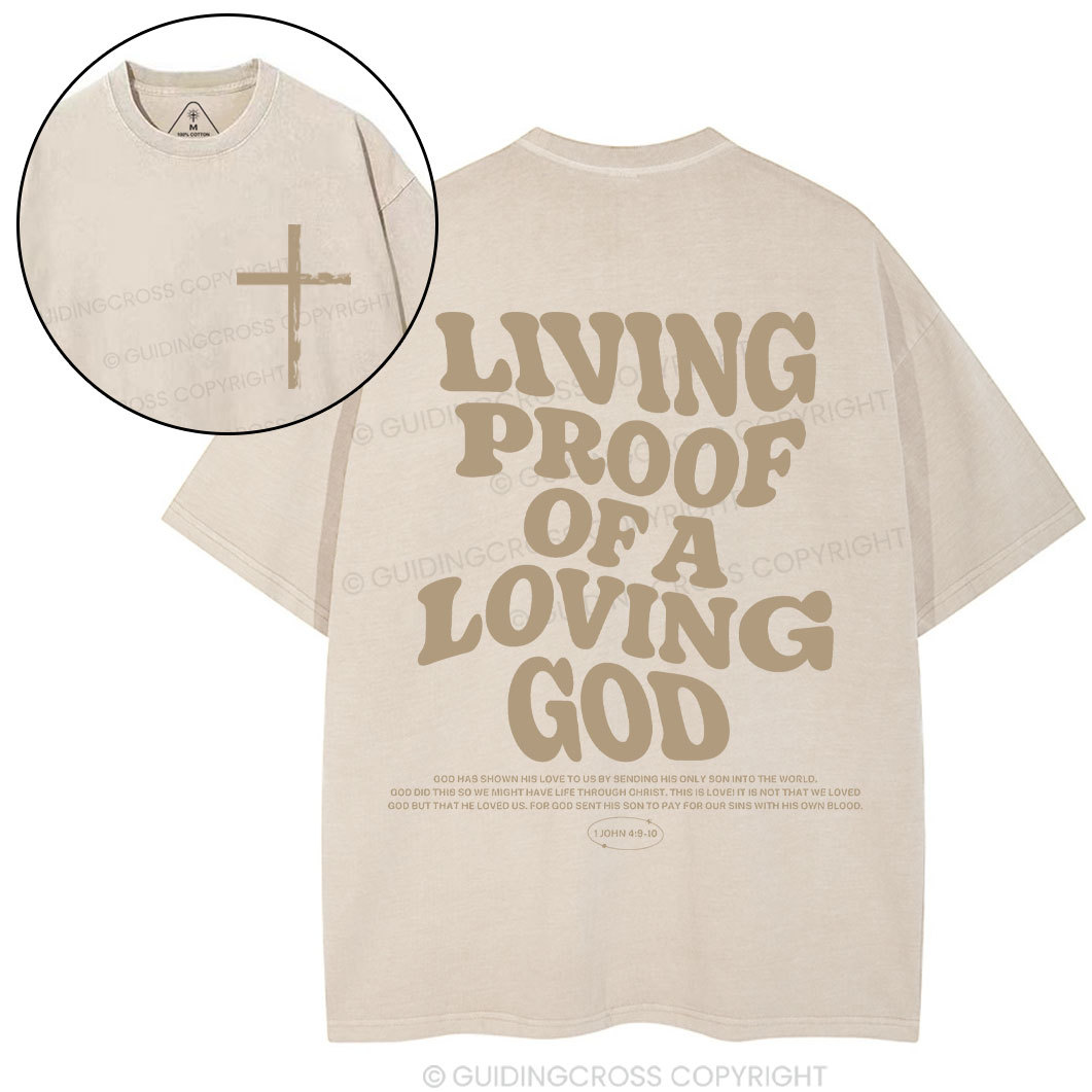 Double-Sided Vintage Washed Christian Sample T-Shirt Sale - GuidingCross