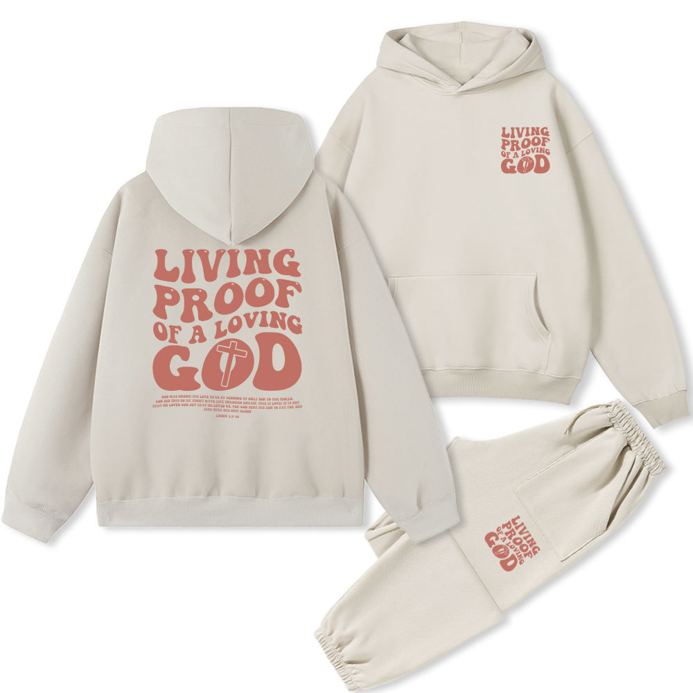 Living Proof Of A Loving God Christian Washed T-Shirt