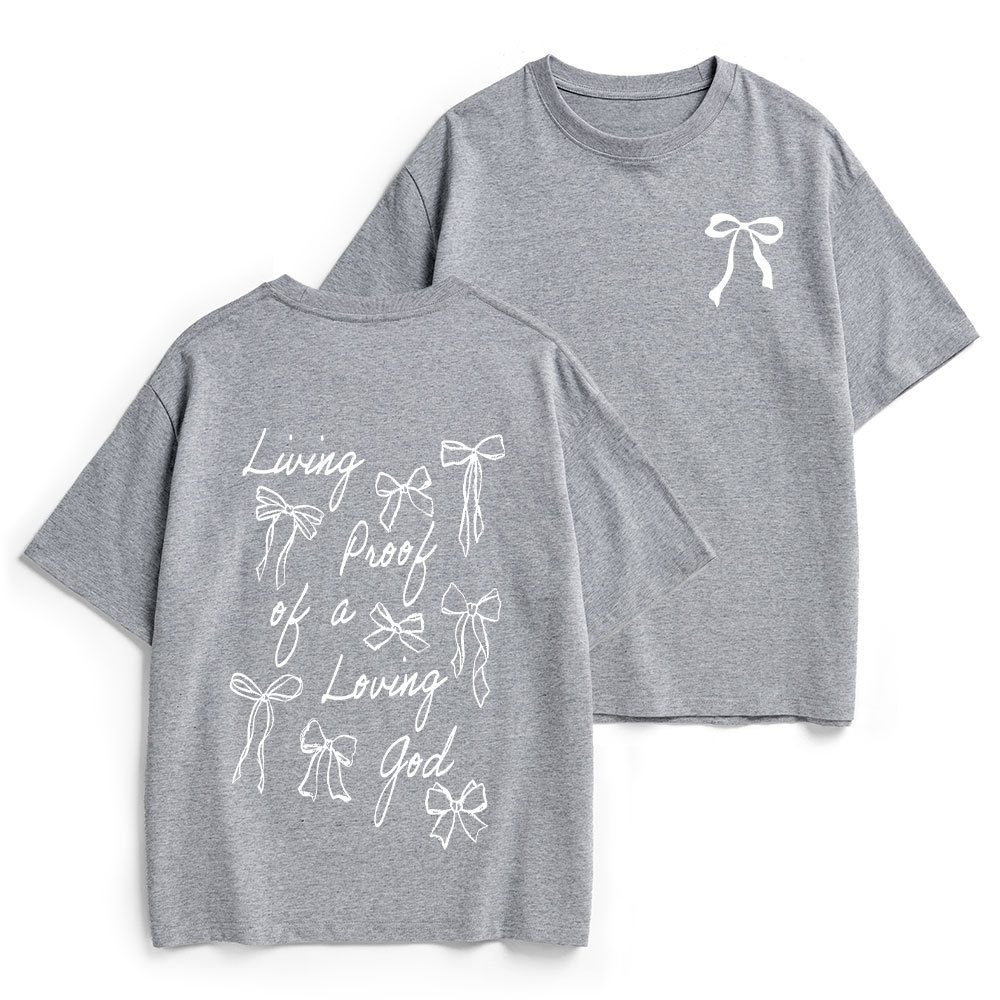 Living Proof Of A Loving God Chrsitian Heavy Cotton T-Shirt