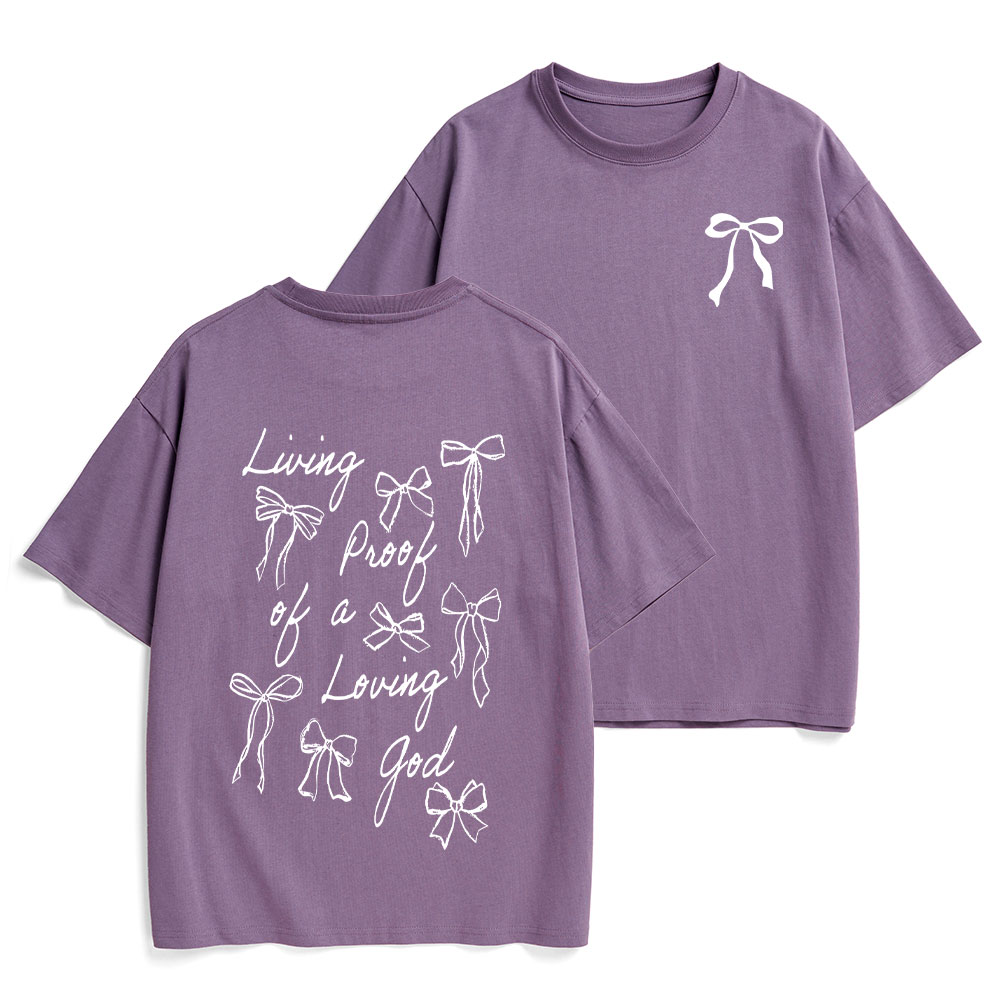 Living Proof Of A Loving God Chrsitian Heavy Cotton T-Shirt