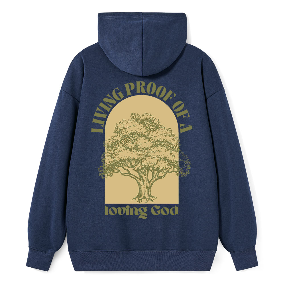 Living Proof Of A Loving God Christian Classic Hoodie