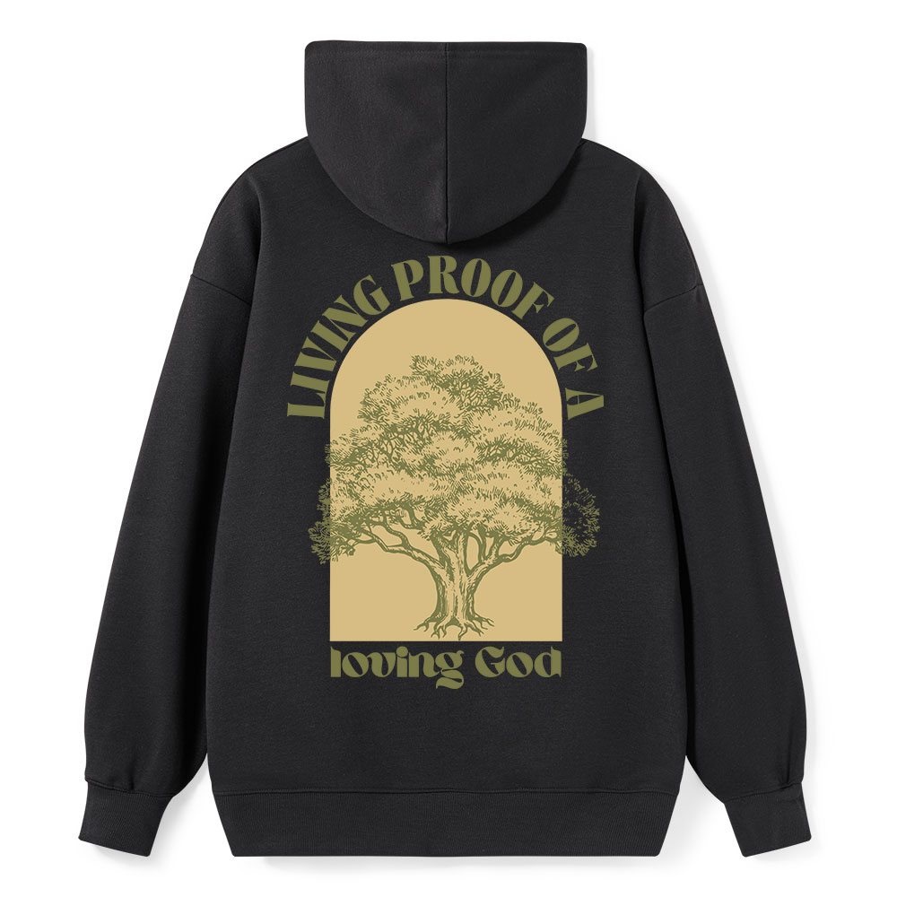 Living Proof Of A Loving God Christian Classic Hoodie