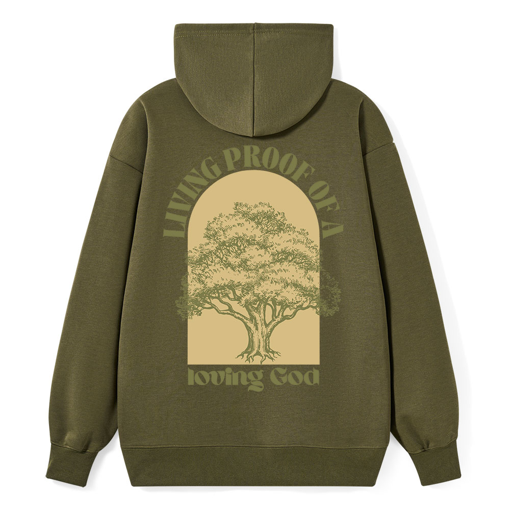 Living Proof Of A Loving God Christian Classic Hoodie