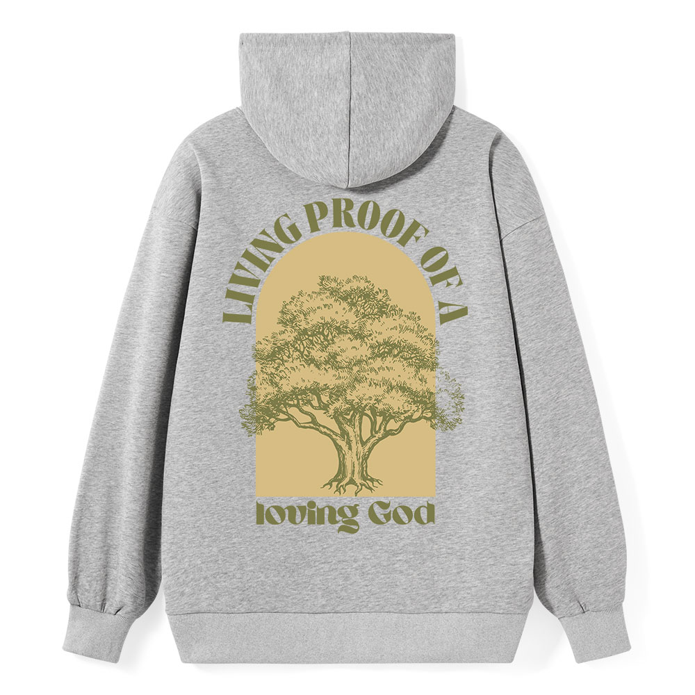 Living Proof Of A Loving God Christian Classic Hoodie