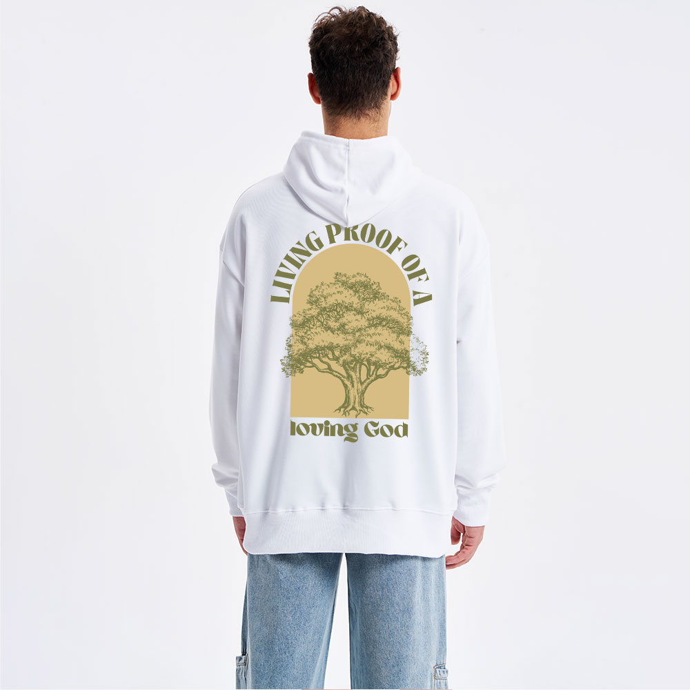 Living Proof Of A Loving God Christian Classic Hoodie