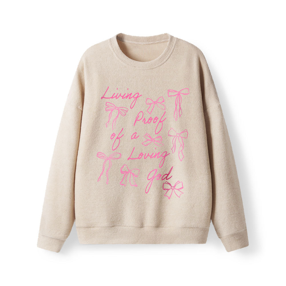 Living Proof Of A Loving God Lightweight Sweater