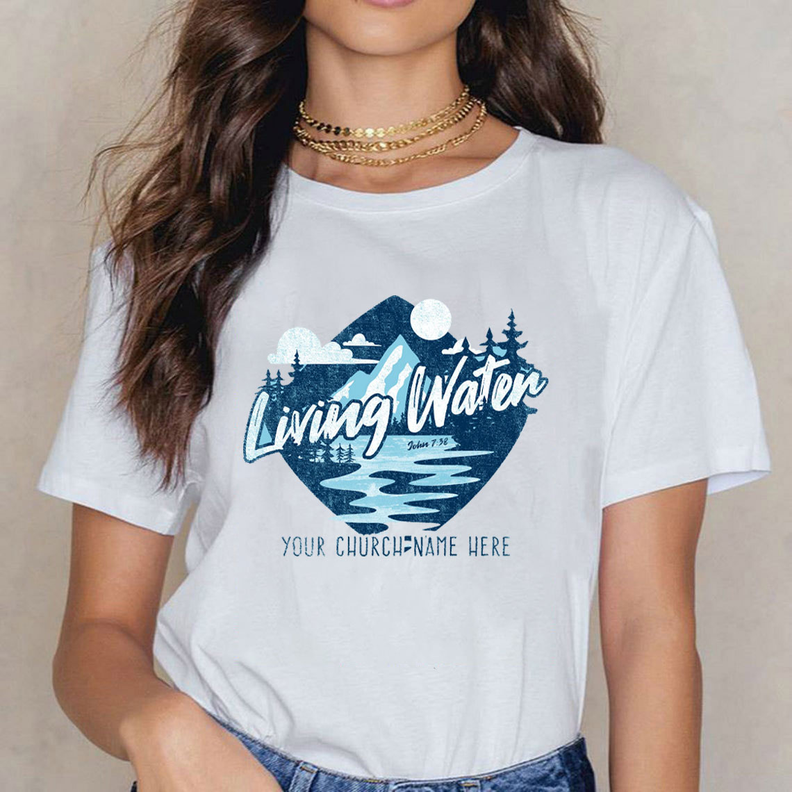 Living Water Christian T-Shirt