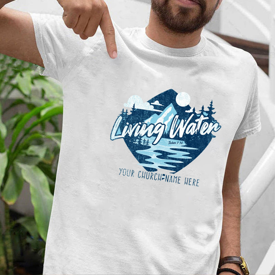 Living Water Christian T-Shirt