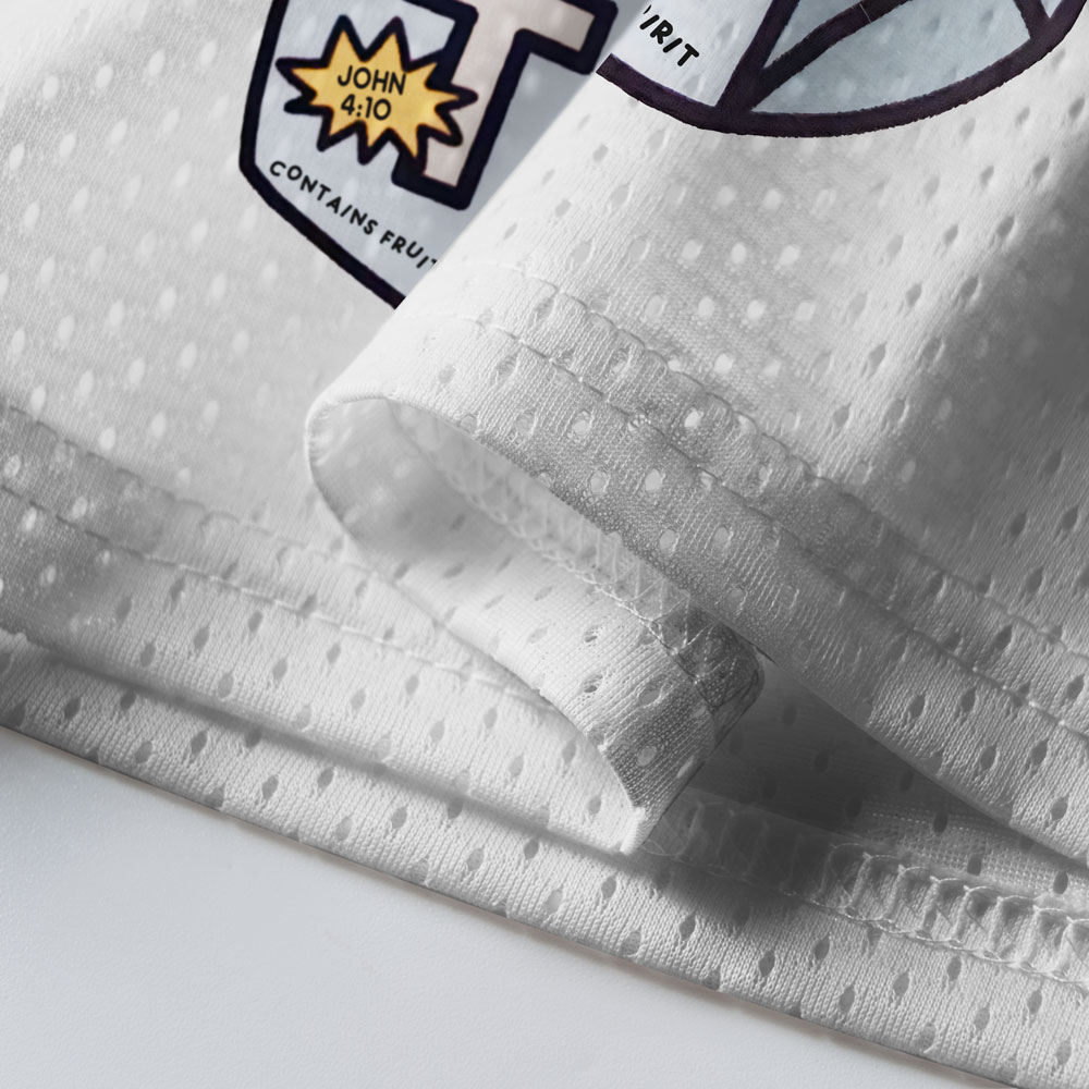 Living Water Of A Loving God Christian Mesh Jersey