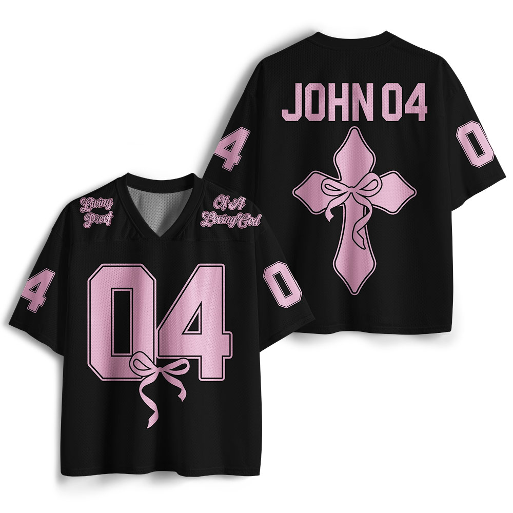 Living proof Of A Loving God Christian Mesh Jersey