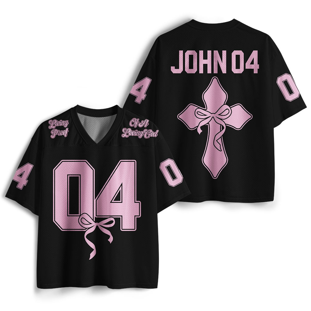 Living proof Of A Loving God Christian Mesh Jersey
