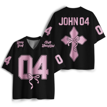 Living proof Of A Loving God Christian Mesh Jersey