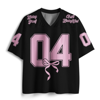 Living proof Of A Loving God Christian Mesh Jersey