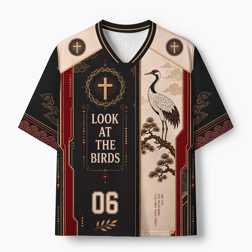 Look At The Birds Christian Mesh Jersey  