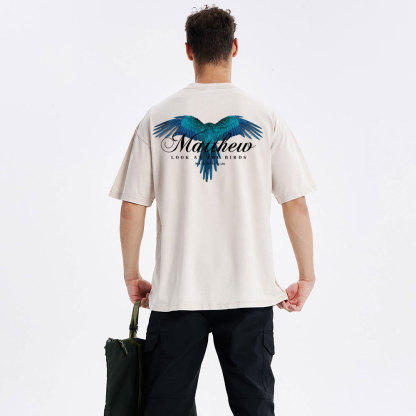 Look At The Birds Christian Washed T-Shirt