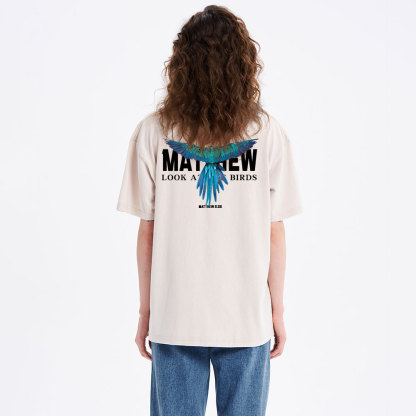 Look At The Birds Christian Washed T-Shirt