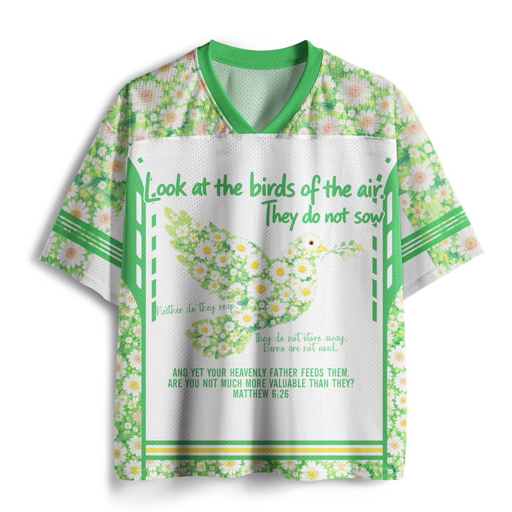 Look At The Birds Of The Air Christian Mesh Jersey