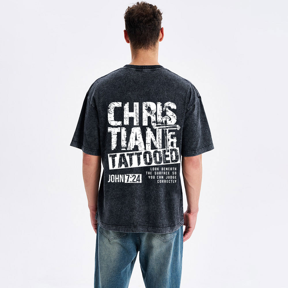 Look Benath The Surface So You Can Judge Correctly Christian Washed T-Shirt