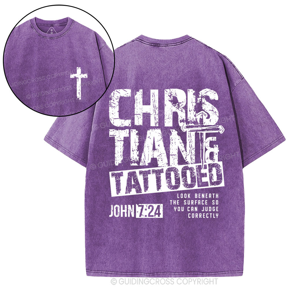 New-Sample Christian Washed T-Shirt Sale - GuidingCross