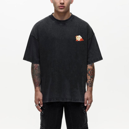 Look at the birds  Christian Washed T-Shirt