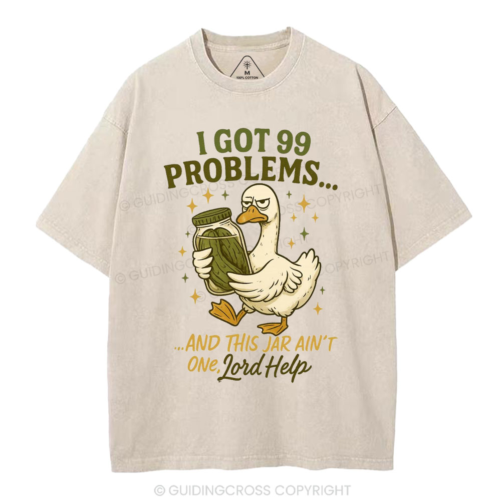 Lord Help Christian Washed T-Shirt