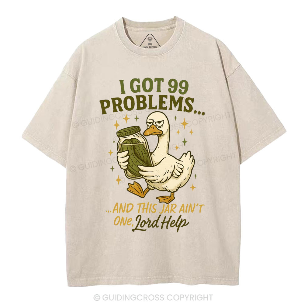 Lord Help Christian Washed T-Shirt