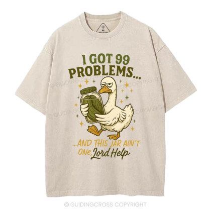 Lord Help Christian Washed T-Shirt