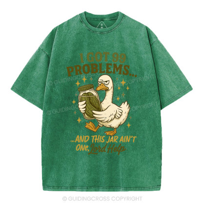 Lord Help Christian Washed T-Shirt