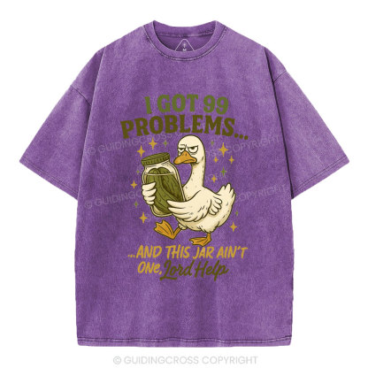 Lord Help Christian Washed T-Shirt