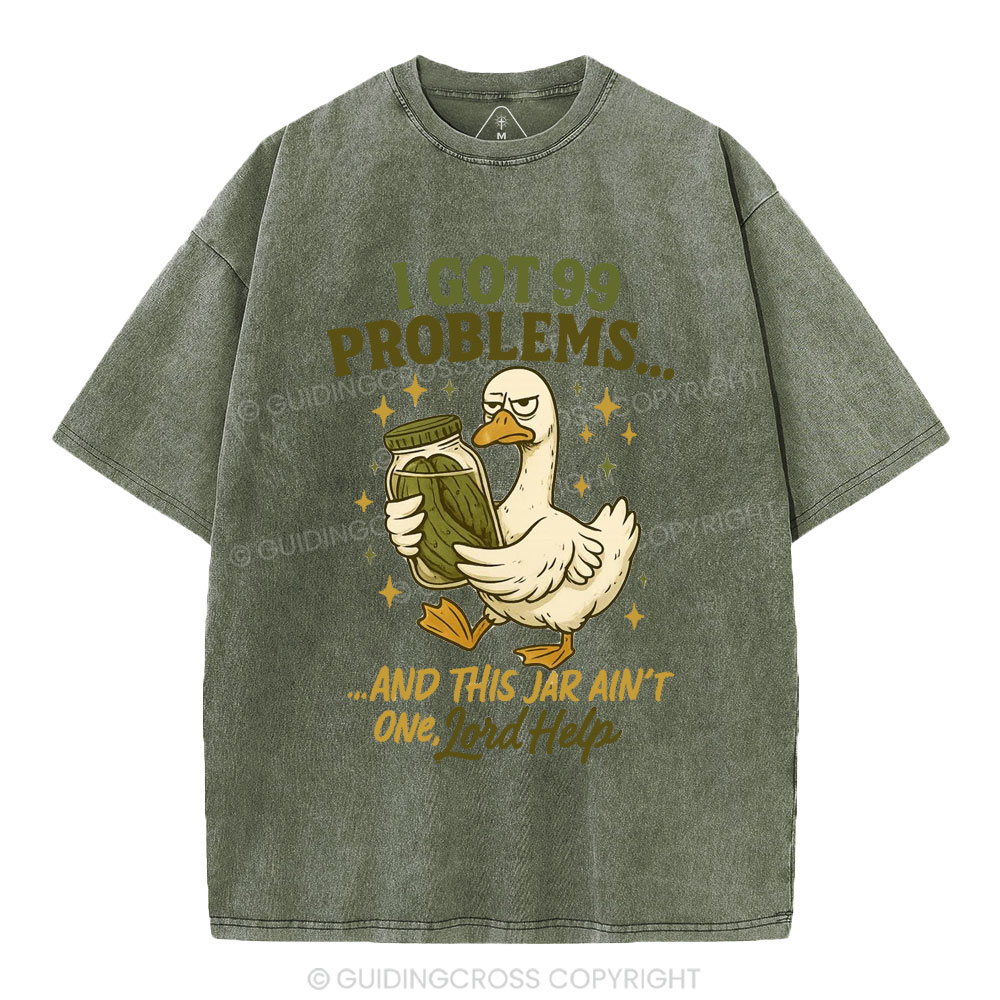 Lord Help Christian Washed T-Shirt