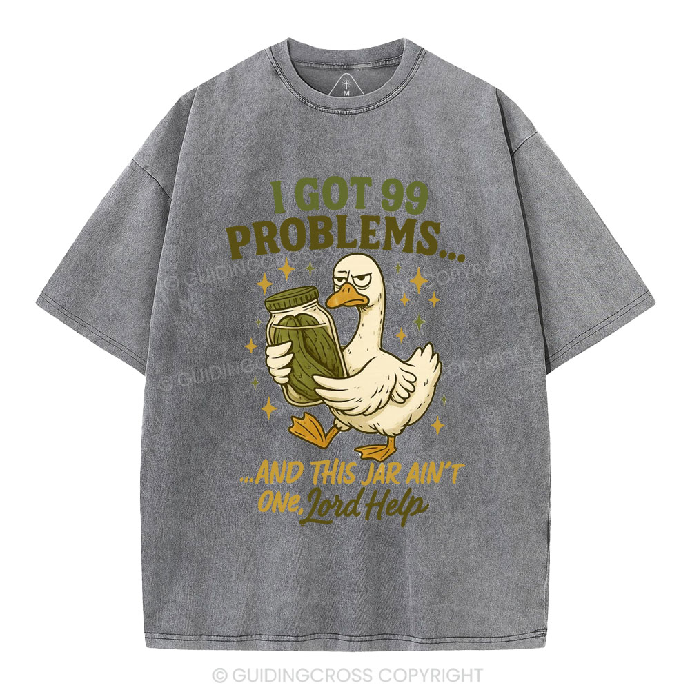 Lord Help Christian Washed T-Shirt