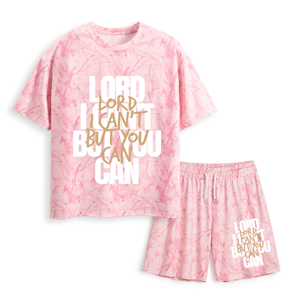 Lord I Can't But You Can Christian Camo T-Shirt & Shorts