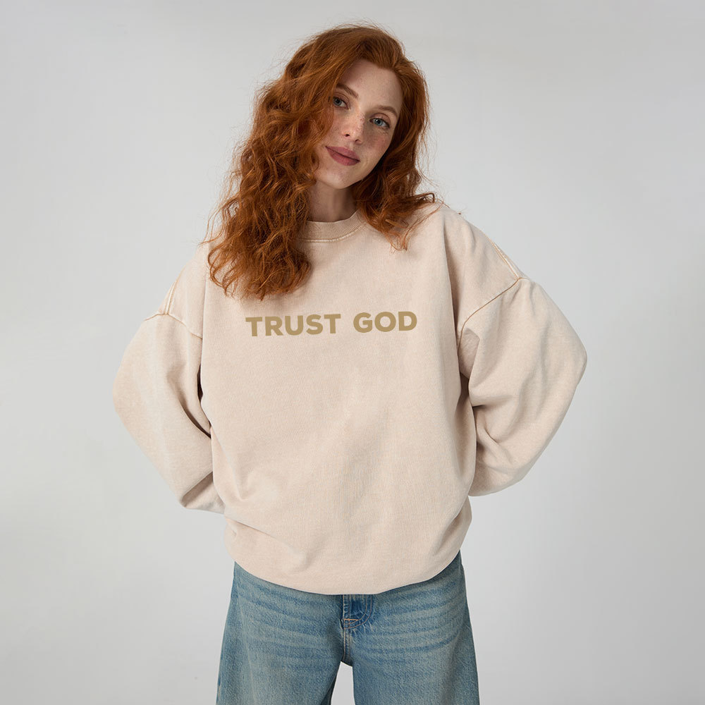 Lord I Can't But You Can Christian Washed Sweatshirt