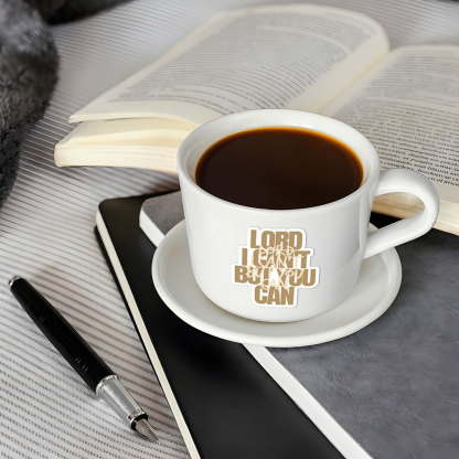 Lord I Can't But You Can Jesus Christian Stickers