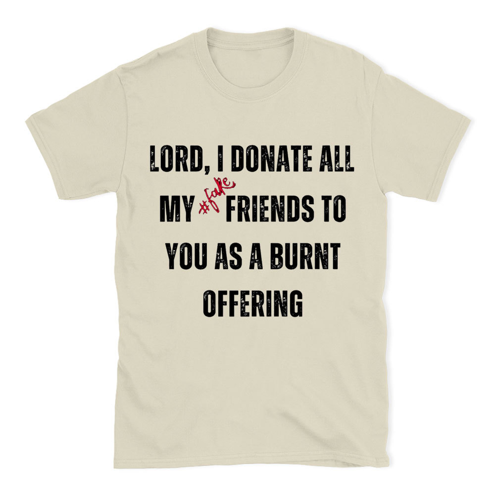 Lord I Donate All My Fake Friends To You Christian T-Shirt