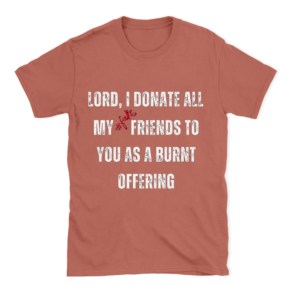 Lord I Donate All My Fake Friends To You Christian T-Shirt